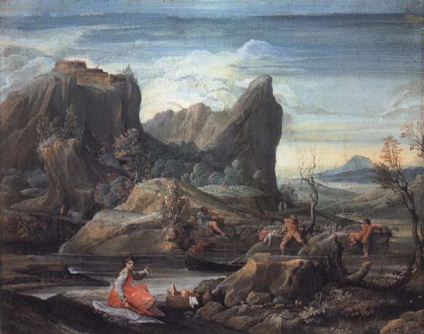  Landscape with Bathers